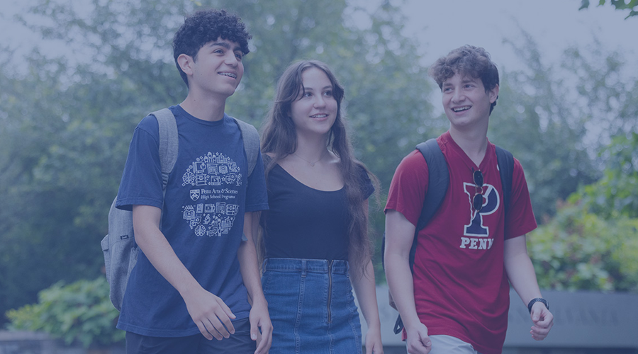 Penn Summer HS Students on campus